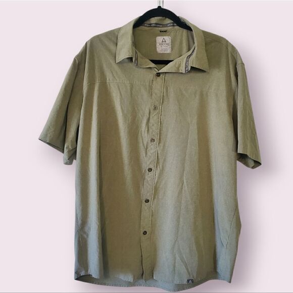 Ascend Stretch Breathable Fabric Short Sleeve Button Front Shirt Bundle Men's XL - Picture 4 of 4